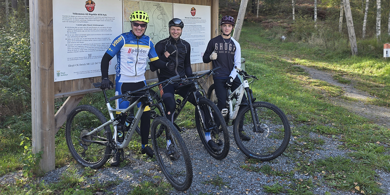 MTB på Högefälle i Eksjö